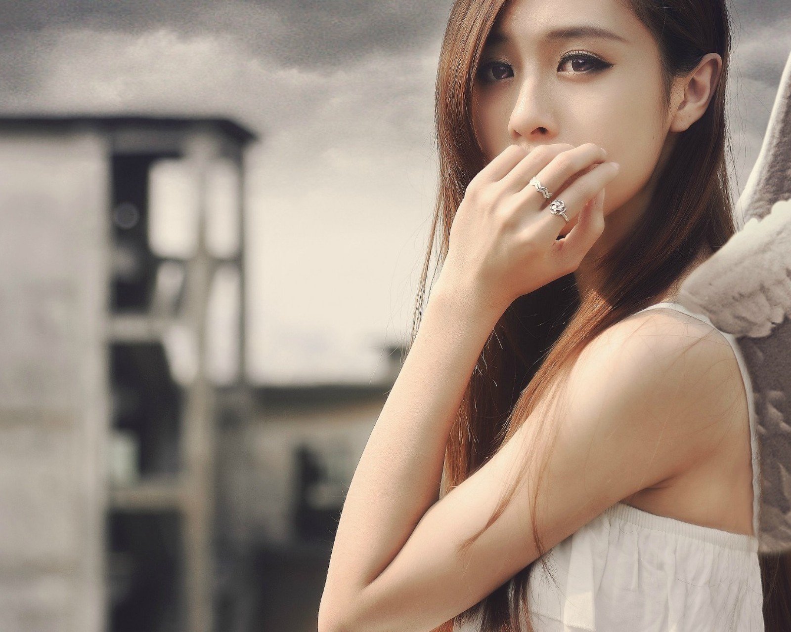 美女,清纯佳人,青春,温暖,安静,清新