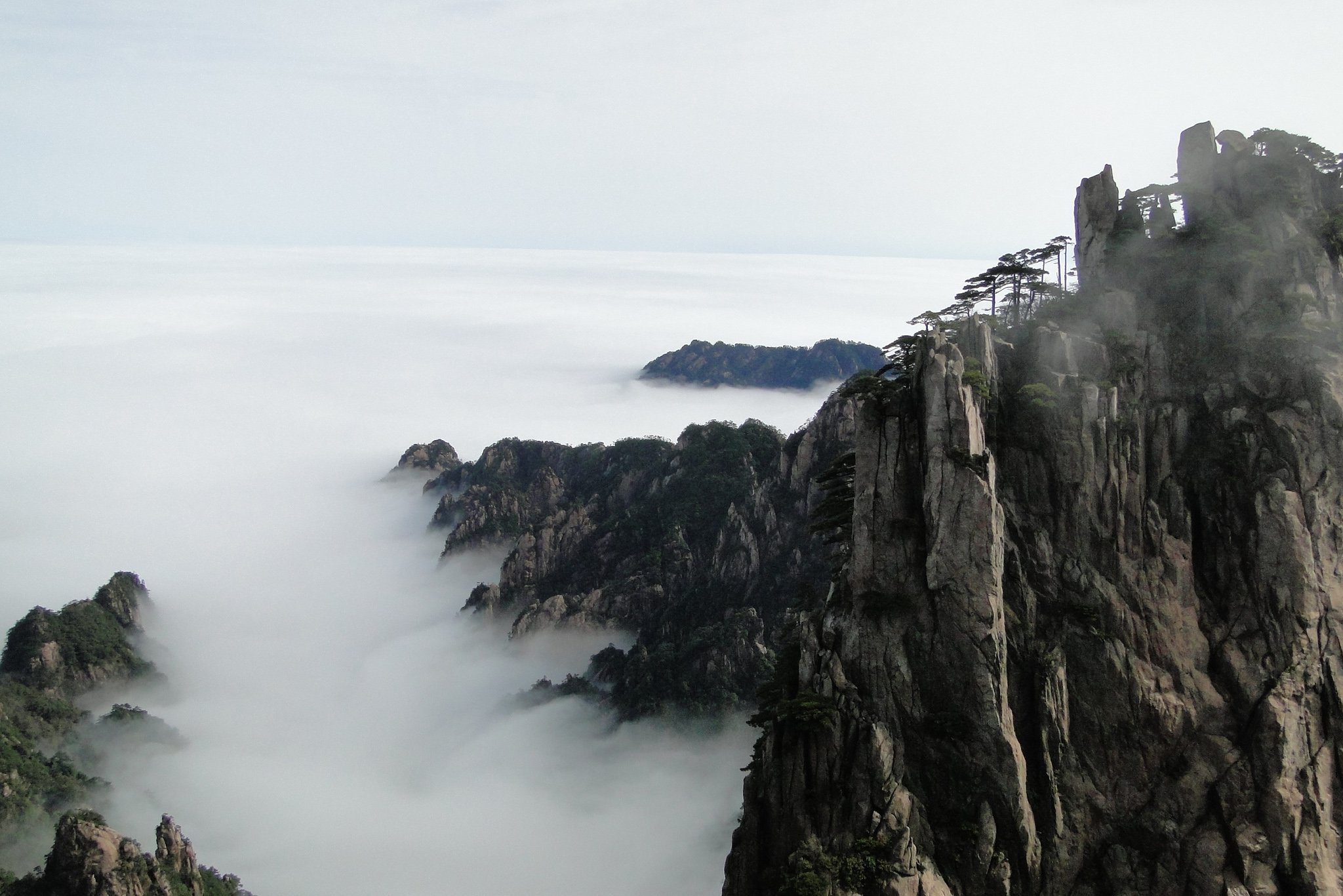 心静者高,风景,云雾,唯美,意境,古风