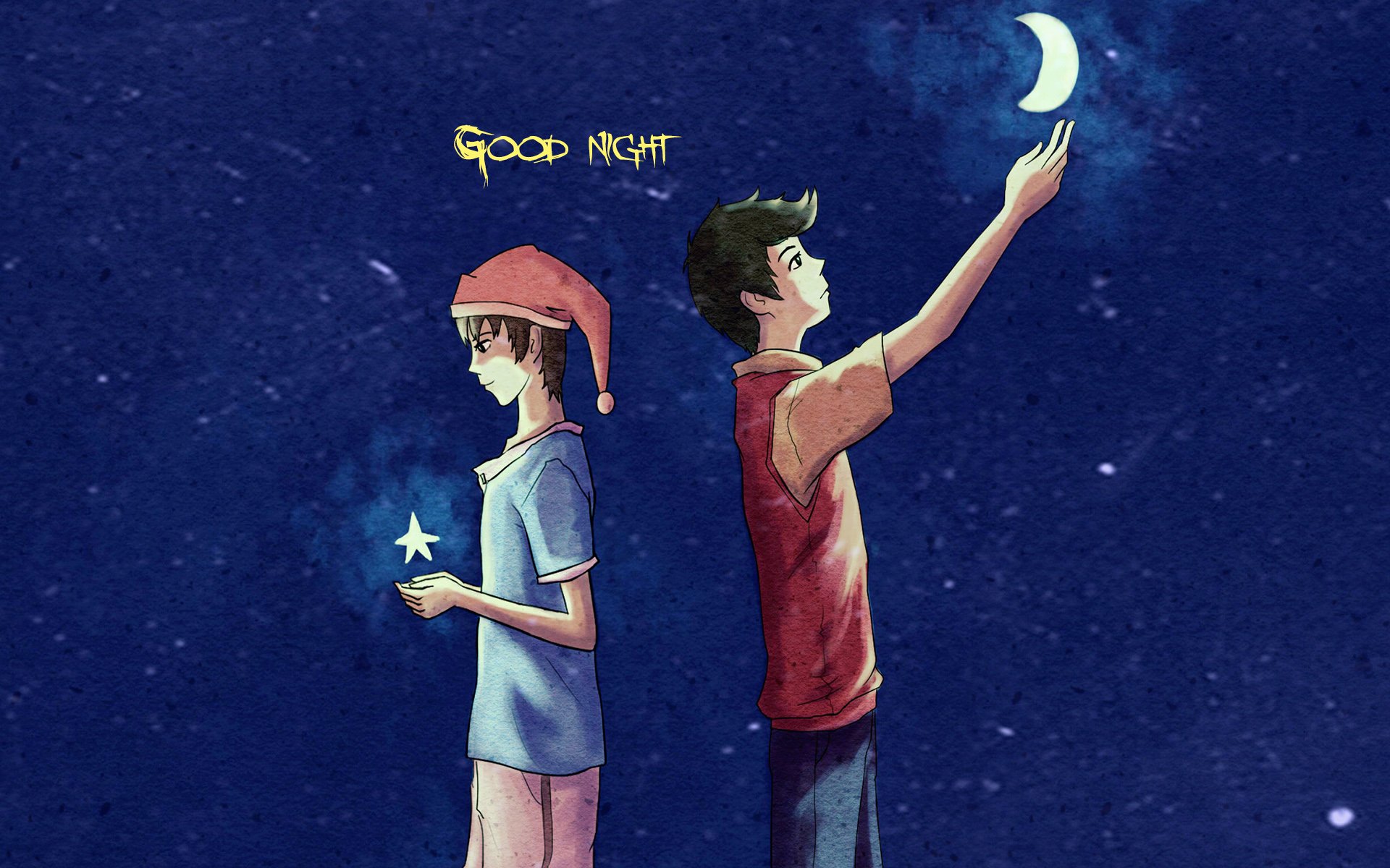 睡觉,晚安,把世界忘掉,安静,温馨,月亮,夜晚,星星,梦乡,睡梦