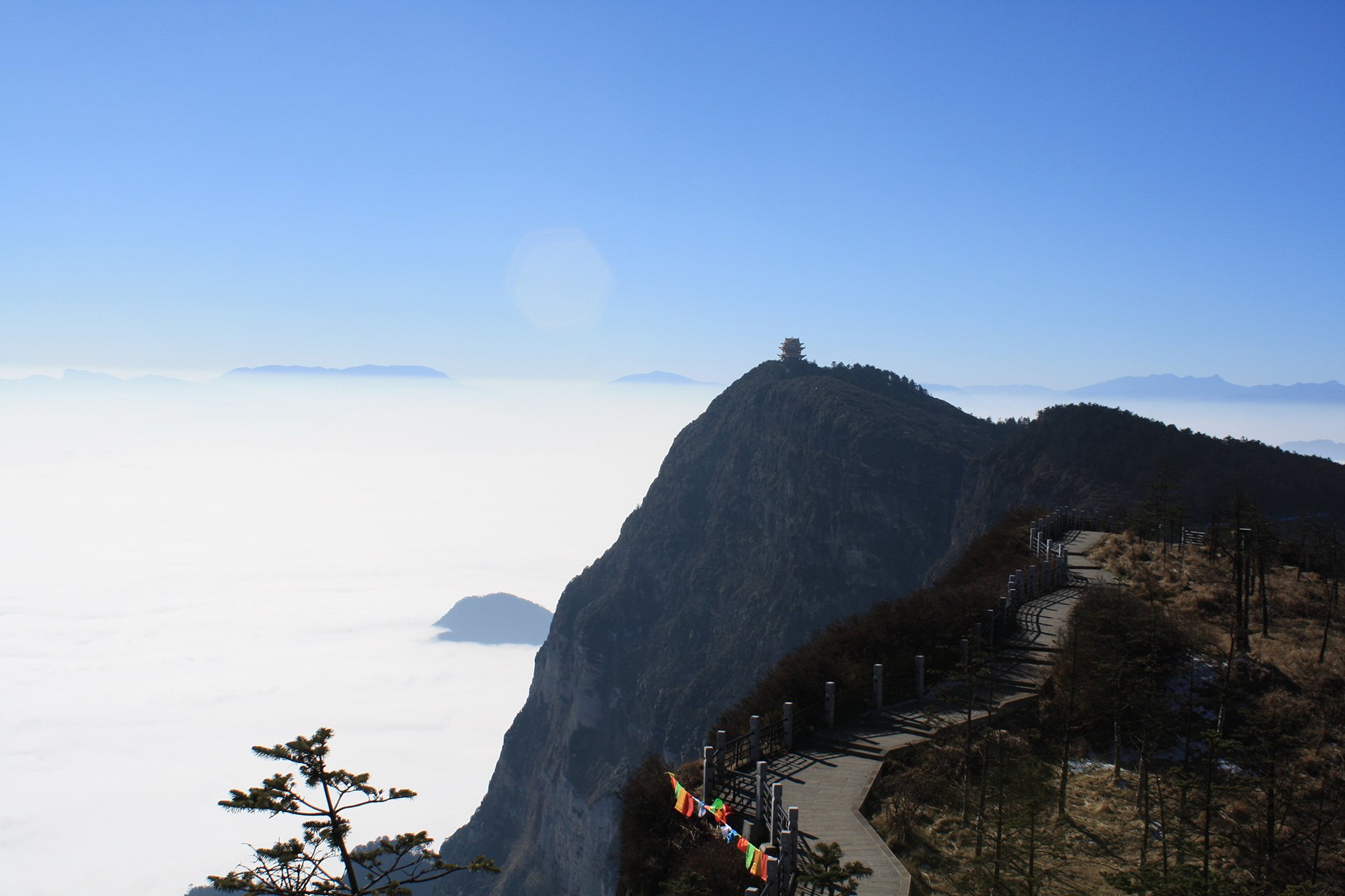 心静者高,风景,云雾,唯美,意境,古风
