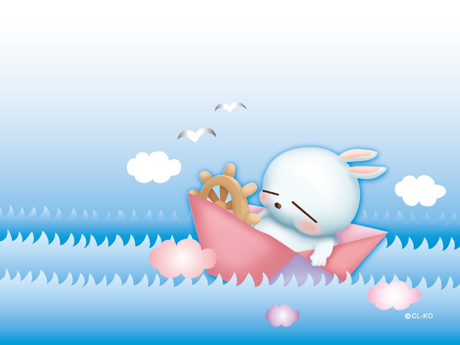 动漫卡通,手绘,流氓兔,可爱,卡哇伊