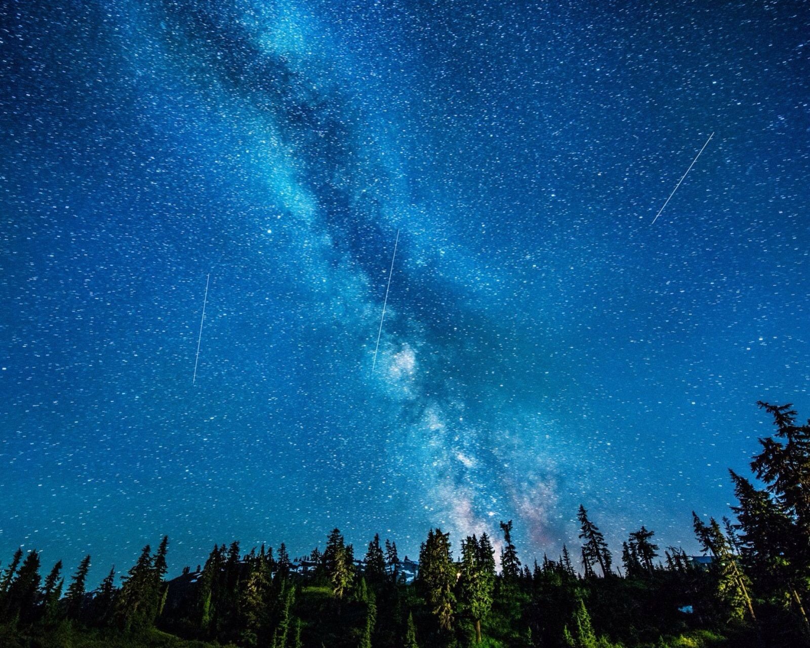 转瞬即逝的美丽,流星,夜晚,天空,星星,繁星