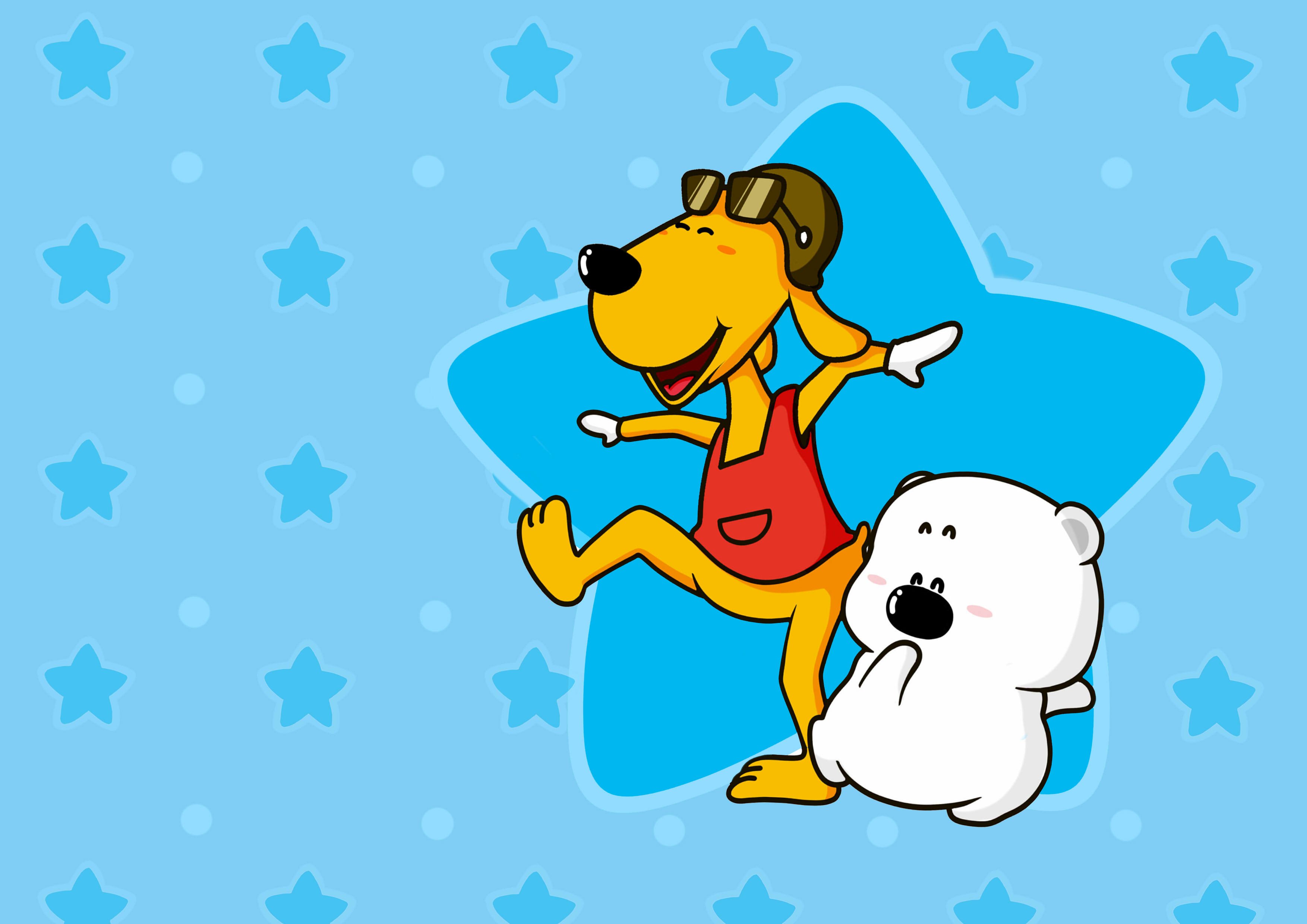 动漫卡通,小囧熊,手绘