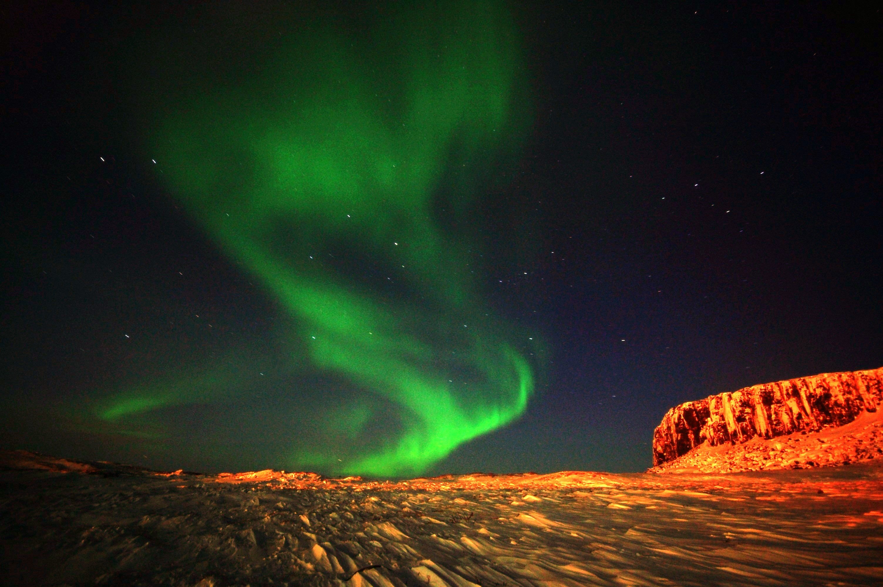 大自然,神奇,奇迹,极光,绚丽,意境,绿色,世界尽头的绚烂之美