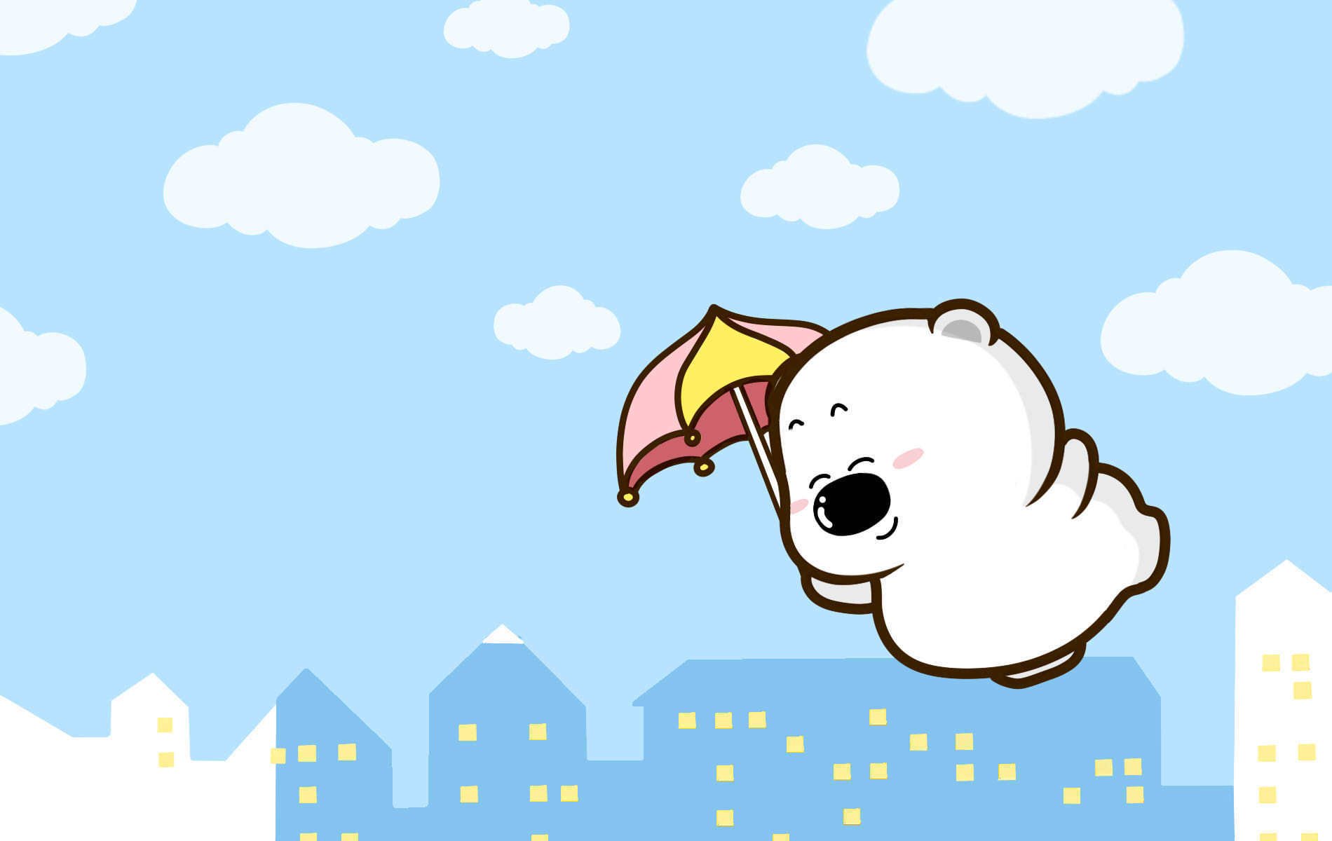 卡通,手绘,小囧熊