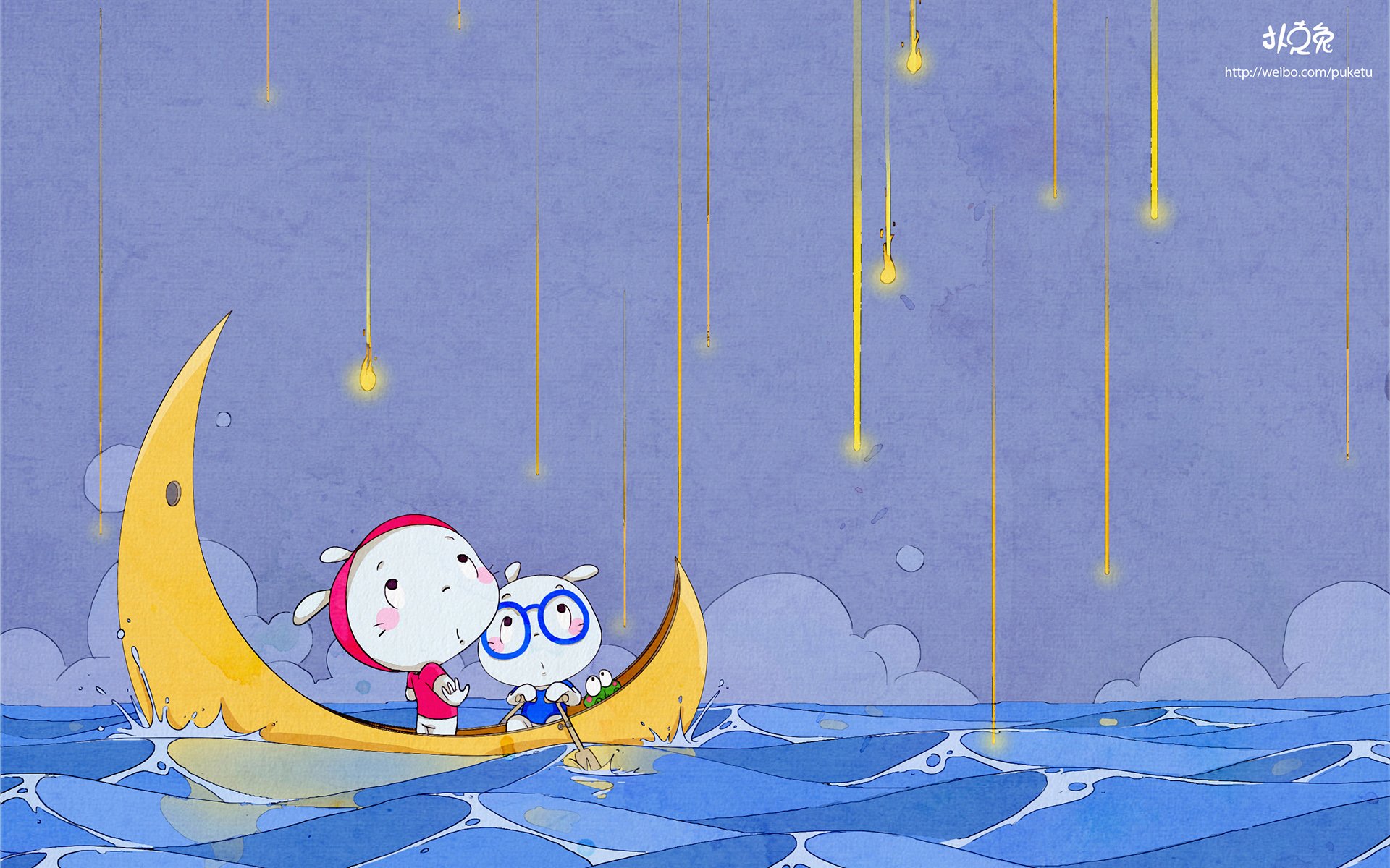 卡通,手绘,扑克兔