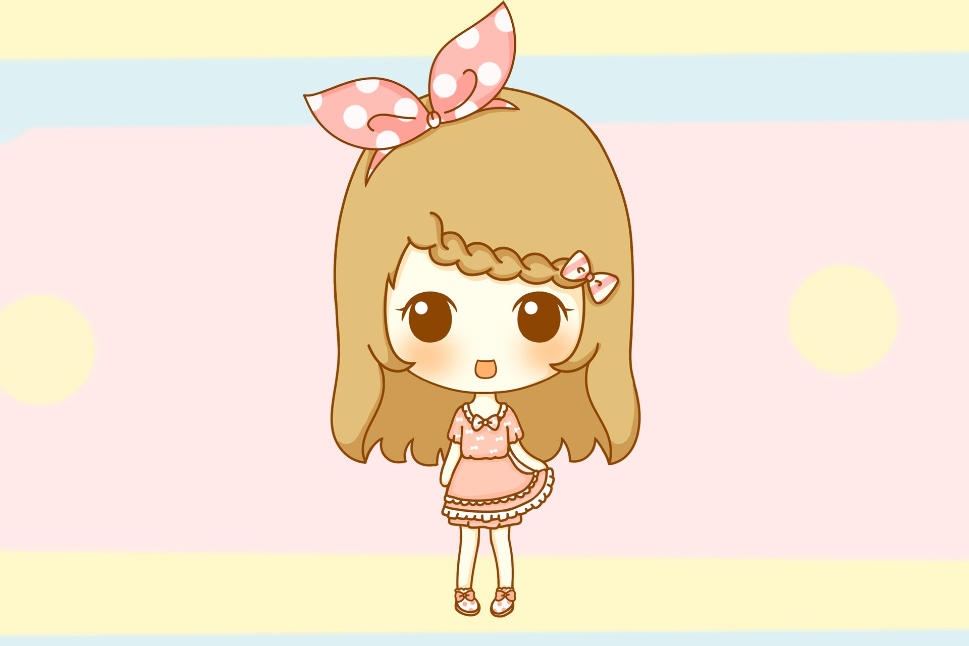 鬼鬼,鬼小妞,可爱,手绘,卡通,女孩,清新