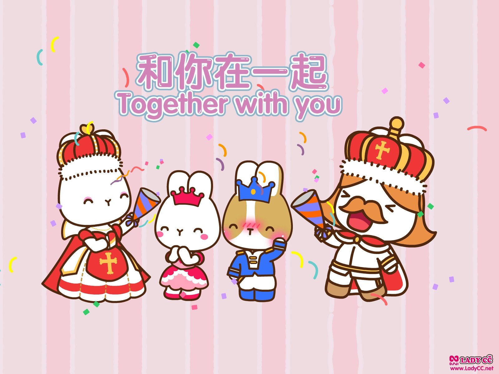 卡通,手绘,LADYCC,公主茜茜,兔子