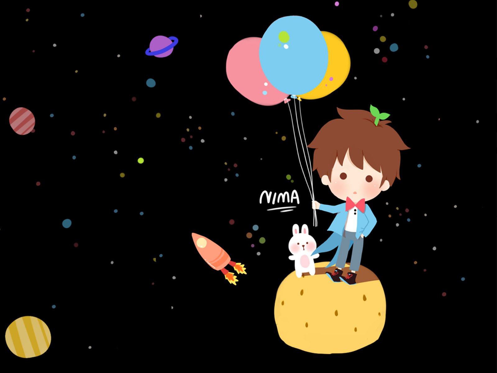 伟大的安妮,手绘,卡通,可爱,萌,妮玛