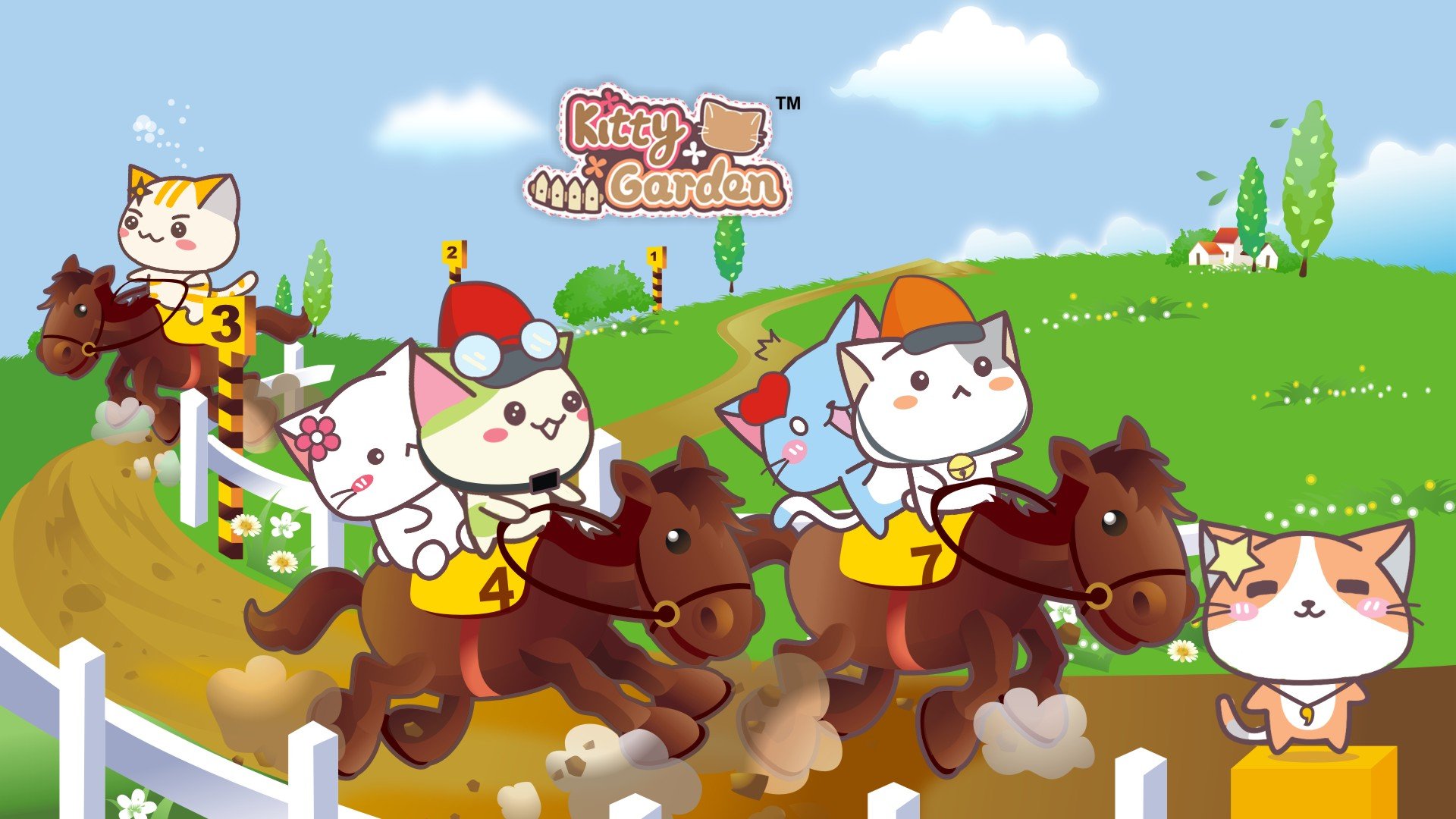 卡通,手绘,可爱,猫咪,KG猫咪乐园,Kitty,Garden,猫咪乐园