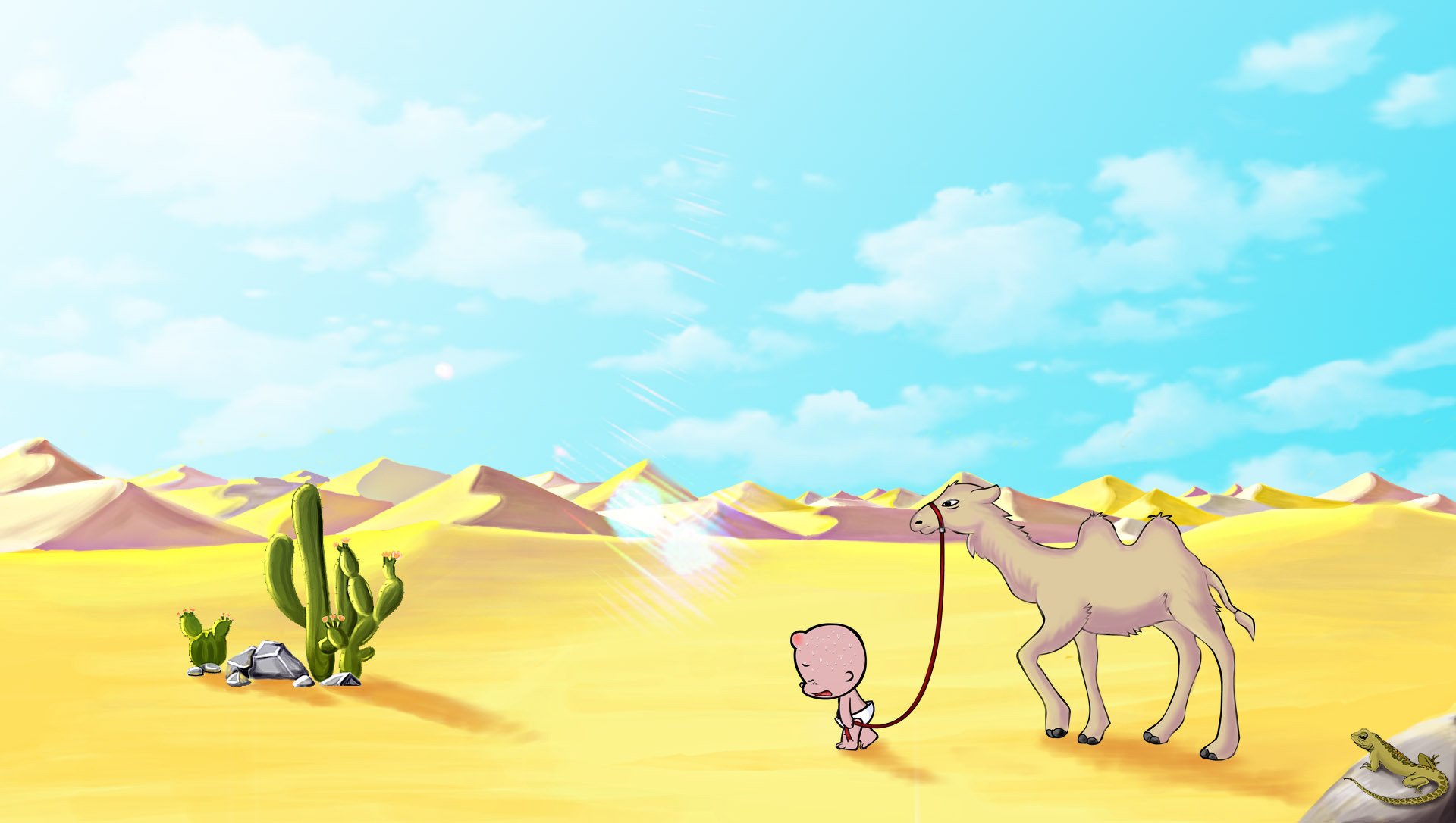 卡通,手绘,炮炮兵