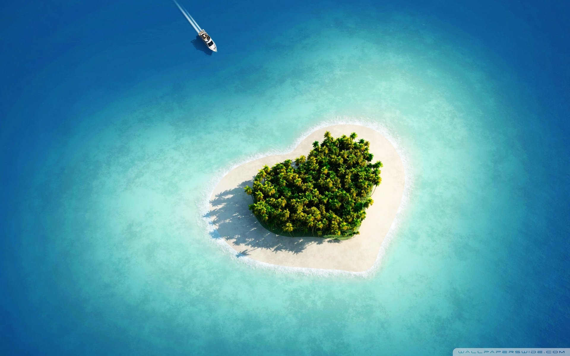 大自然的爱,心,唯美,风景,自然