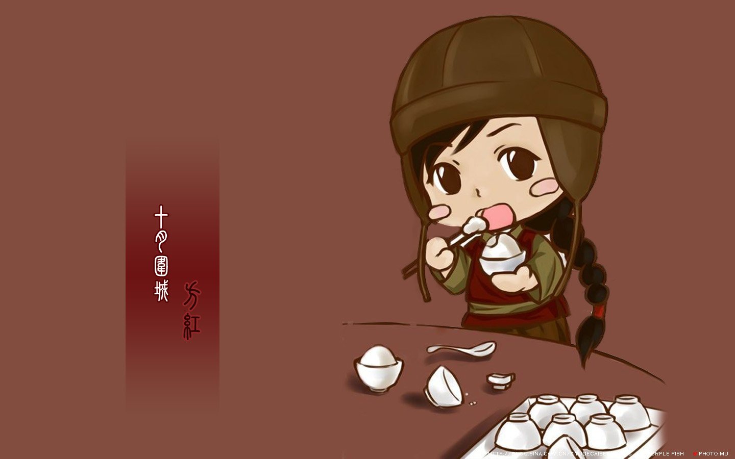 动漫,手绘,可爱,女孩