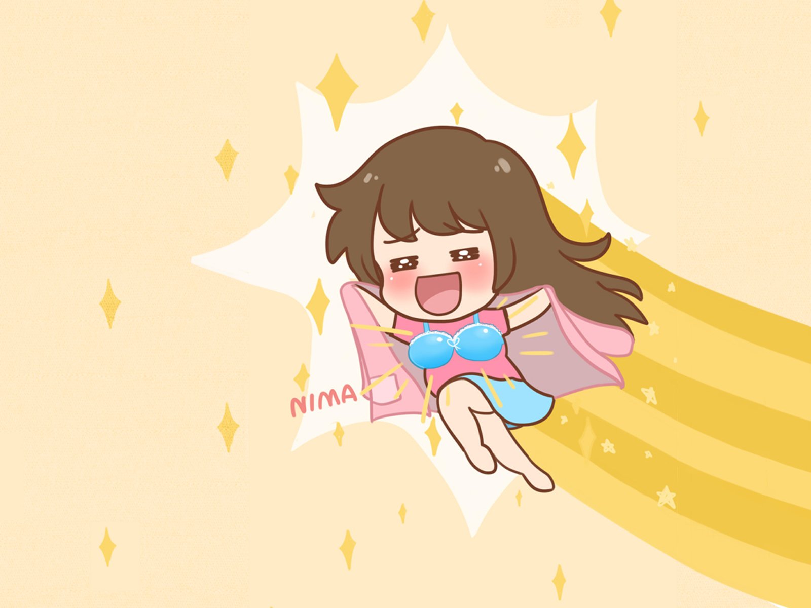 伟大的安妮,手绘,卡通,可爱,萌,妮玛