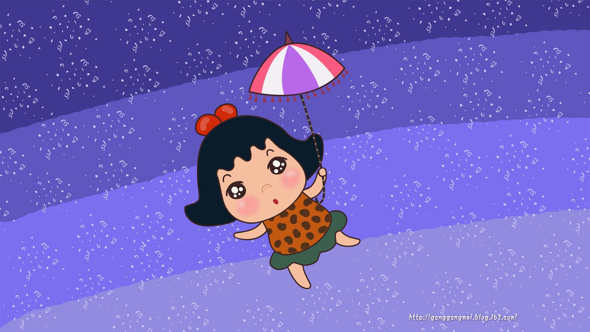 卡通,手绘,女孩,岗岗妹