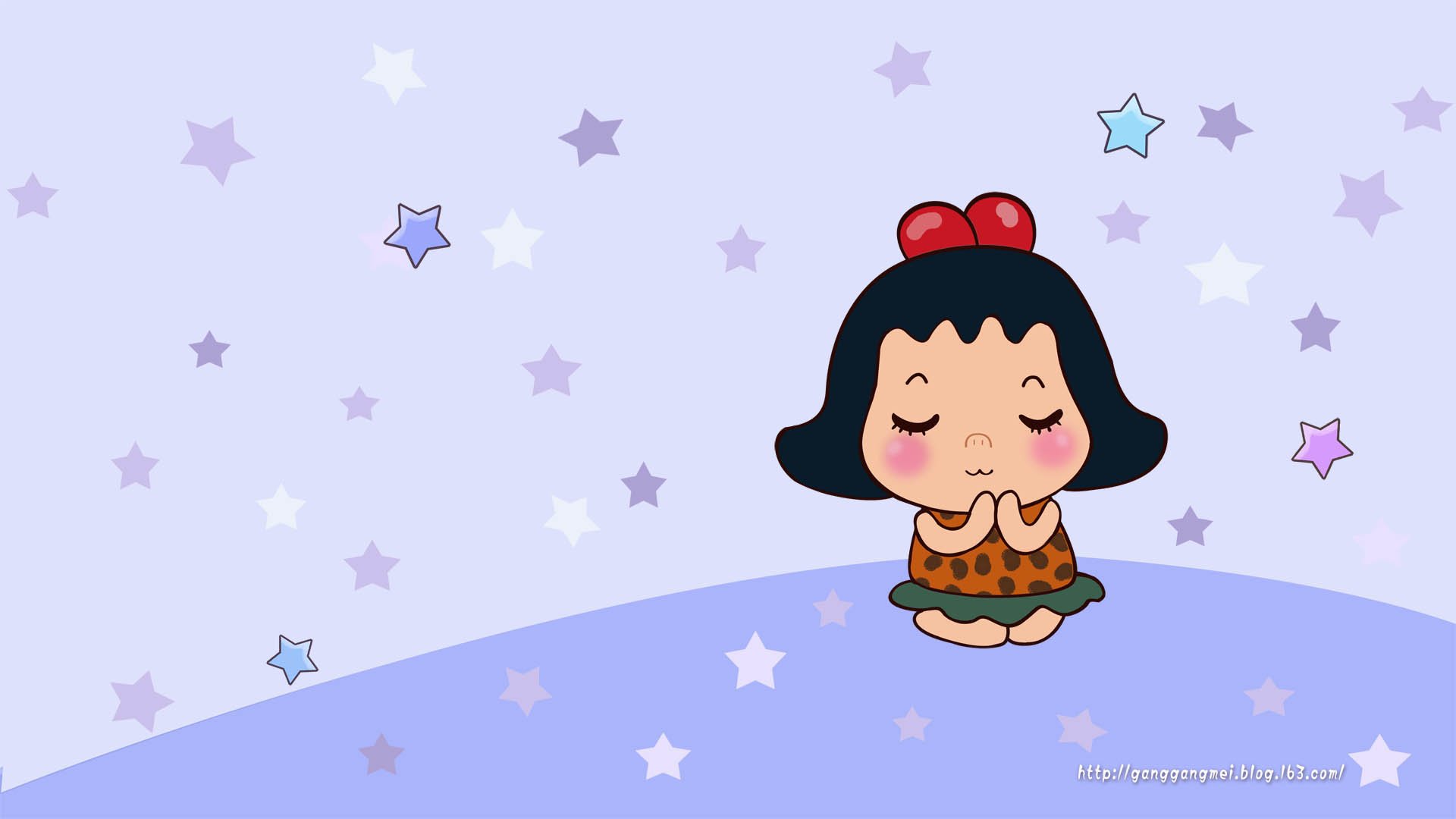 卡通,手绘,女孩,岗岗妹