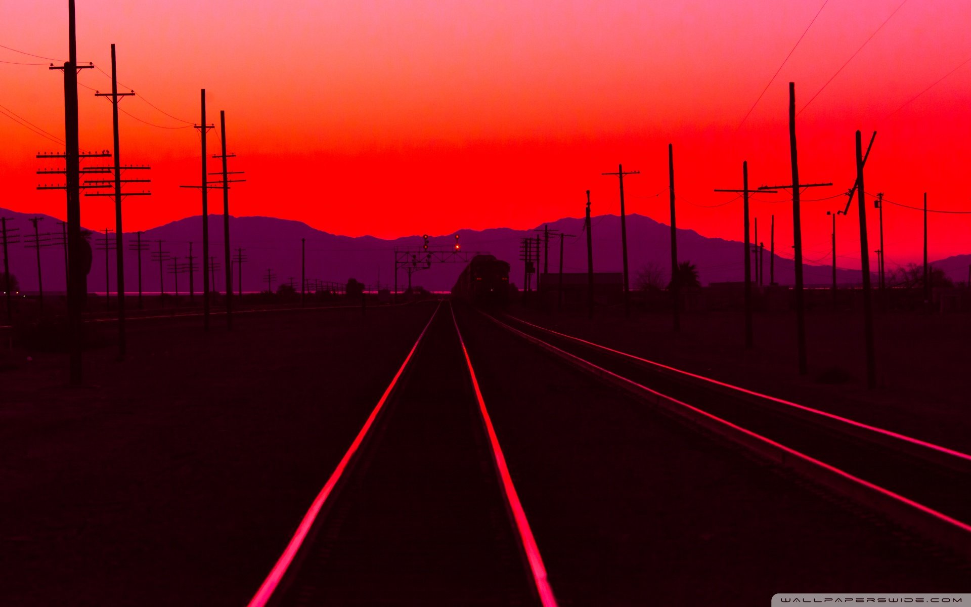 LOMO,回忆,风景,寂静,安静,落日余晖,铁路,远方