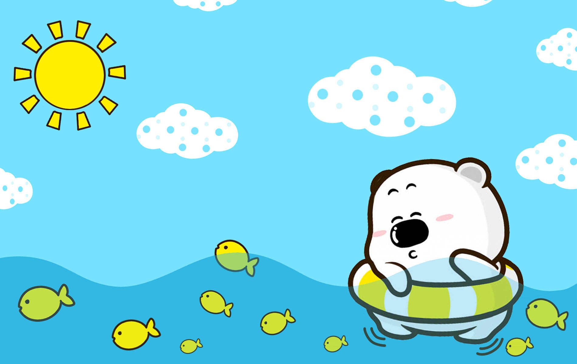 卡通,手绘,小囧熊