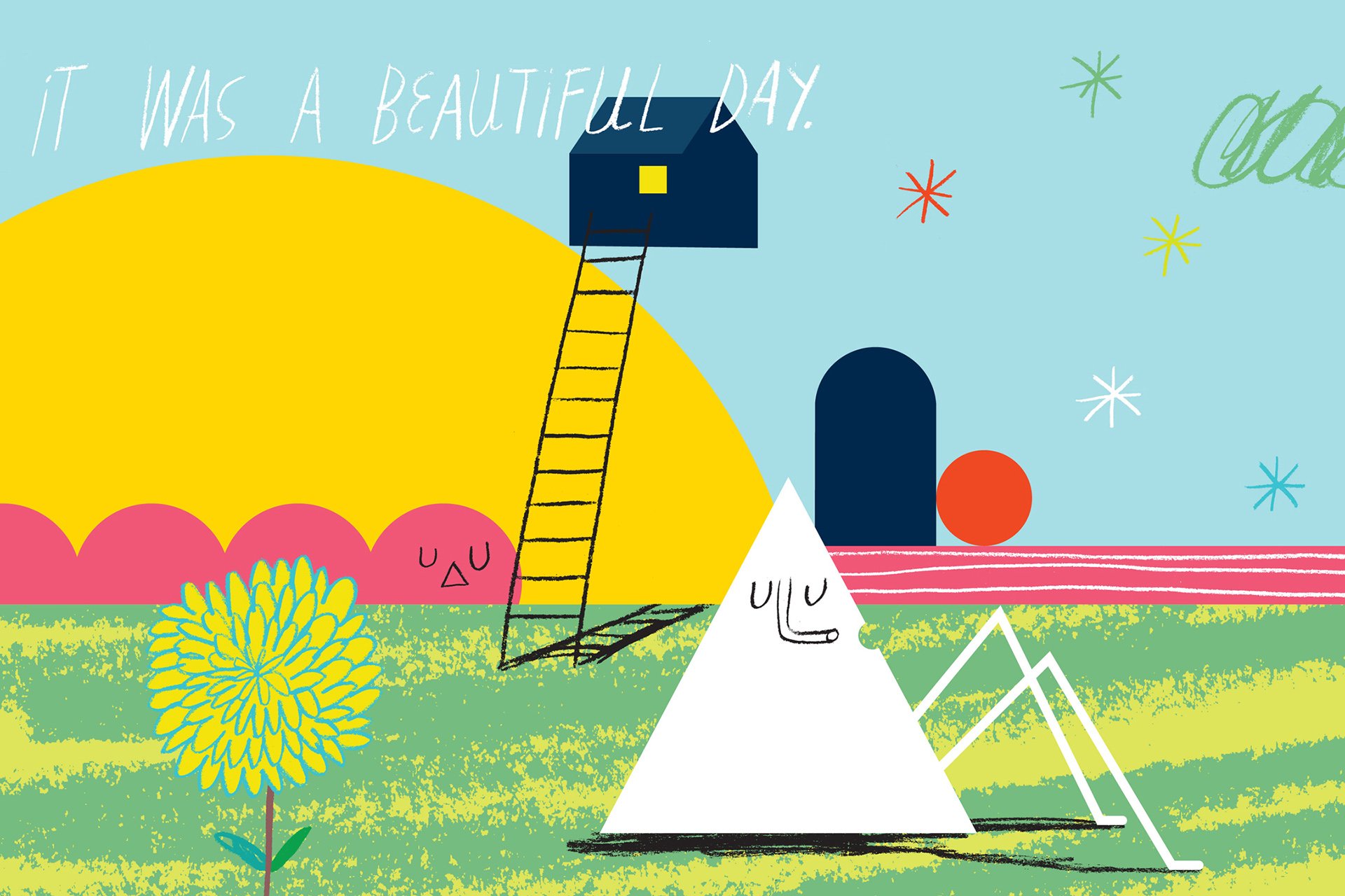 漫画,卡通,手绘,可爱,房子