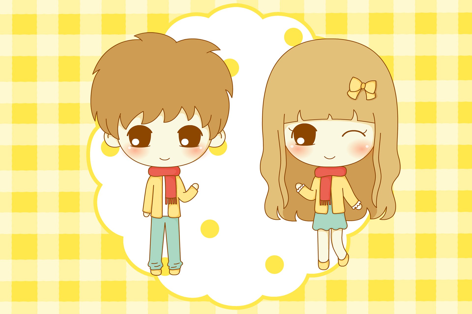 鬼鬼,鬼小妞,可爱,手绘,卡通,女孩,清新