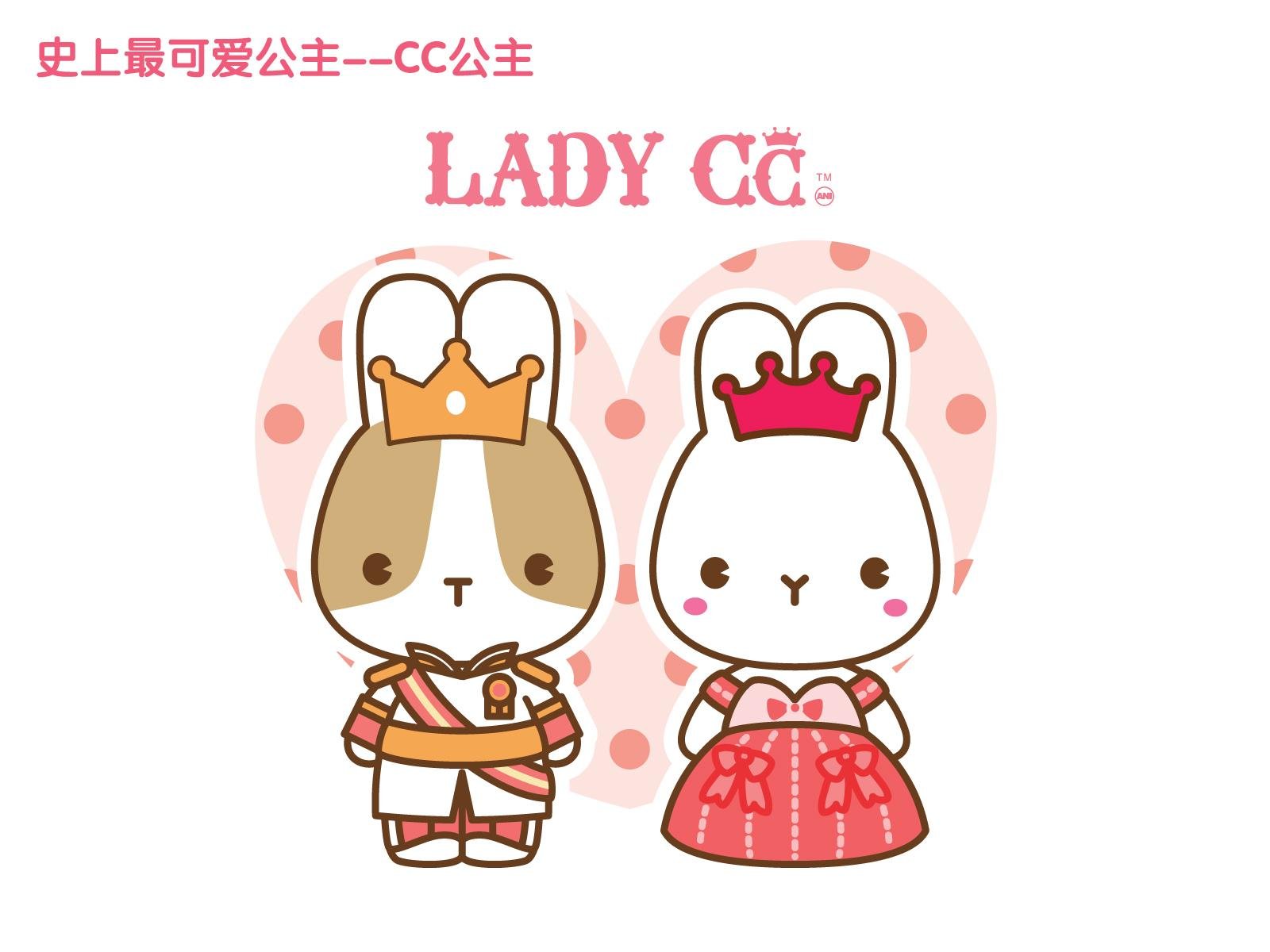 手绘,卡通,兔子,LADY,CC,公主茜茜