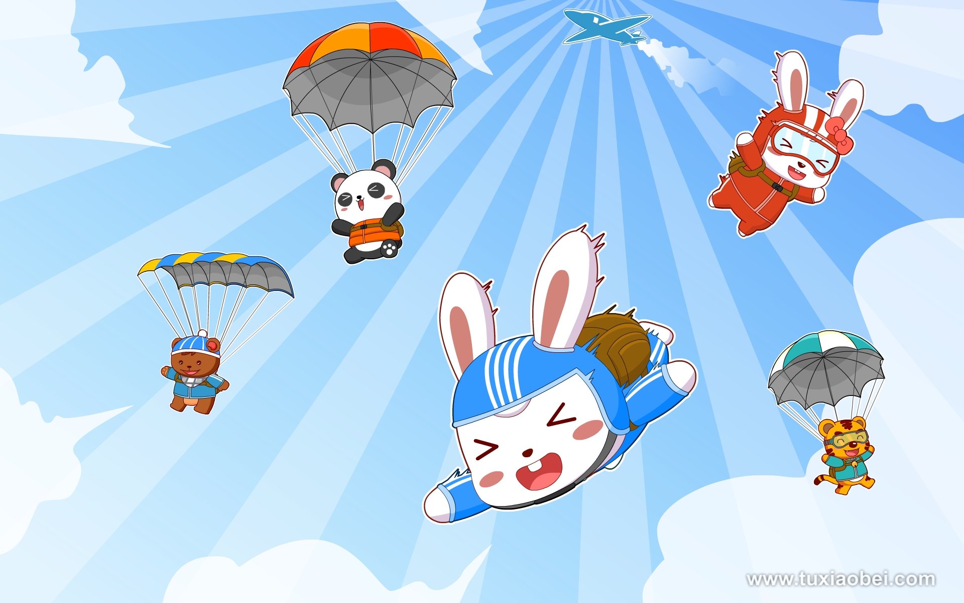 动漫,手绘,兔小贝