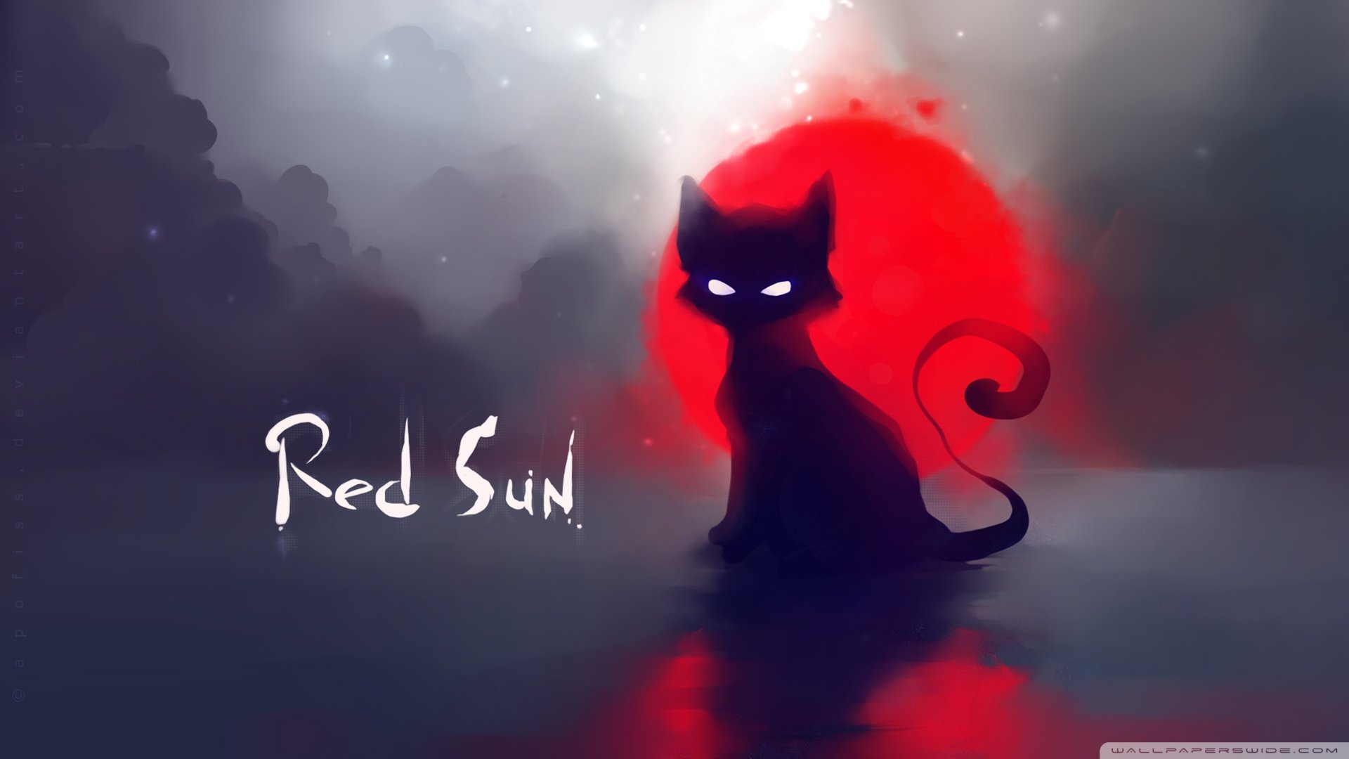 炫酷,特效,视觉艺术,设计,水彩,趣味猫