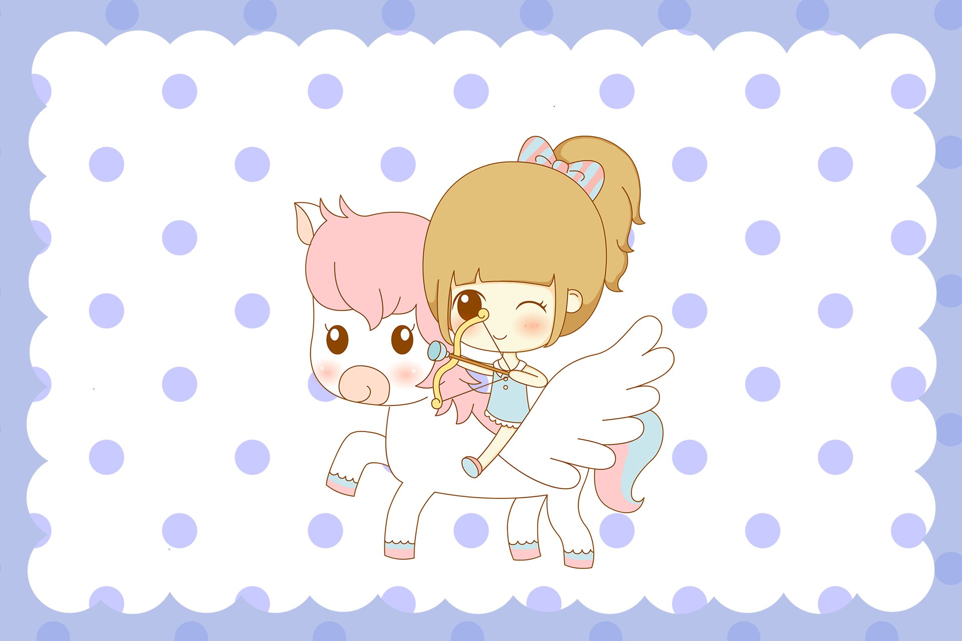 鬼鬼,鬼小妞,可爱,手绘,卡通,女孩,清新