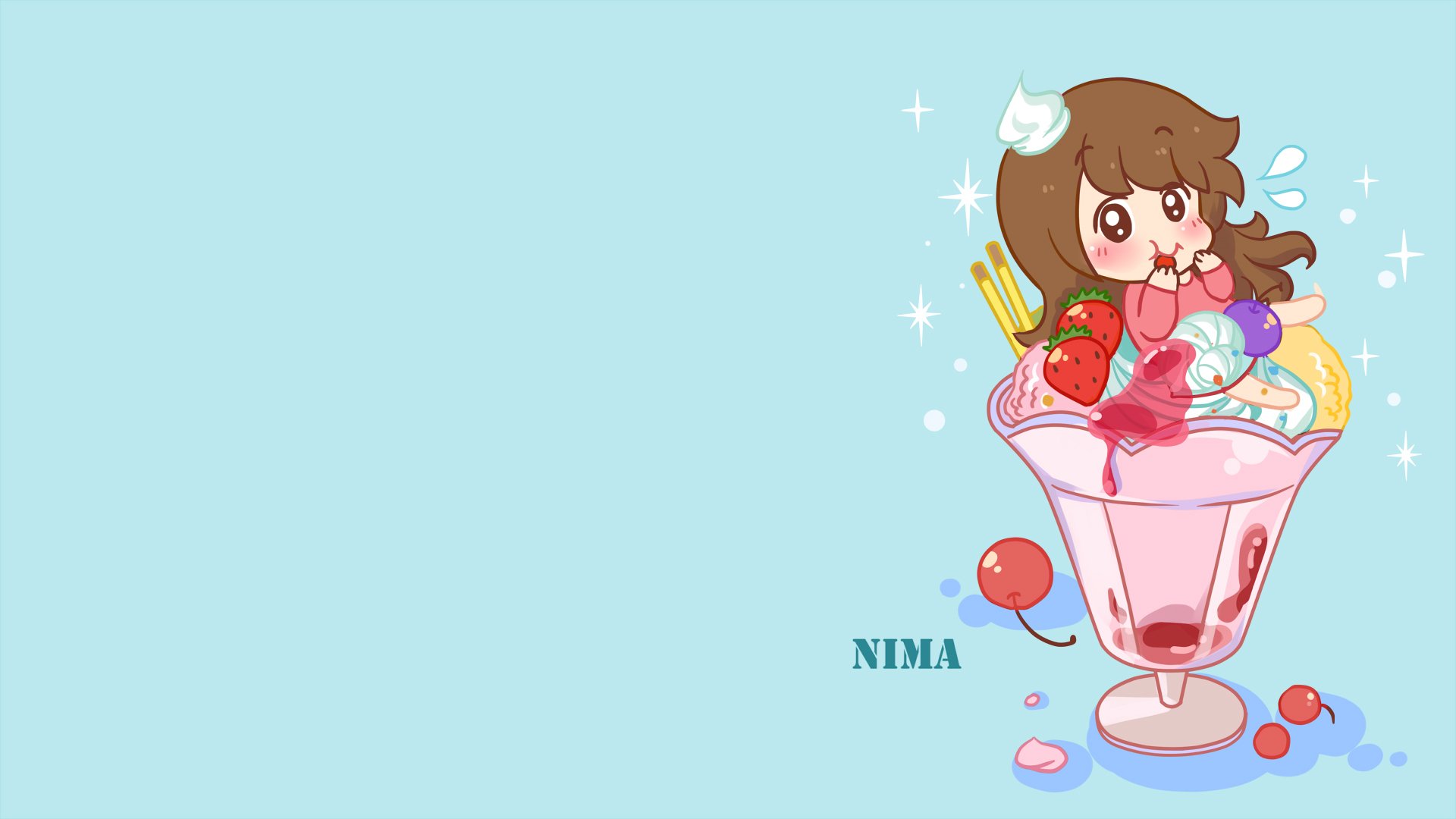 伟大的安妮,手绘,卡通,可爱,萌,@伟大的安妮,安妮和王小明