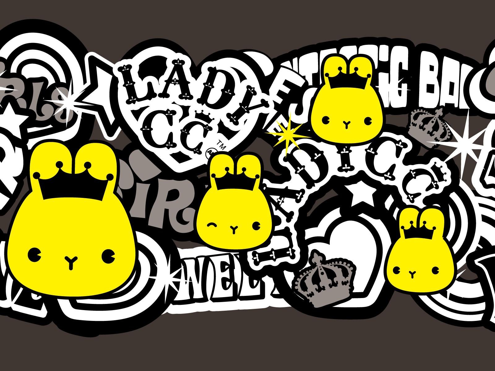 手绘,卡通,兔子,LADY,CC,公主茜茜