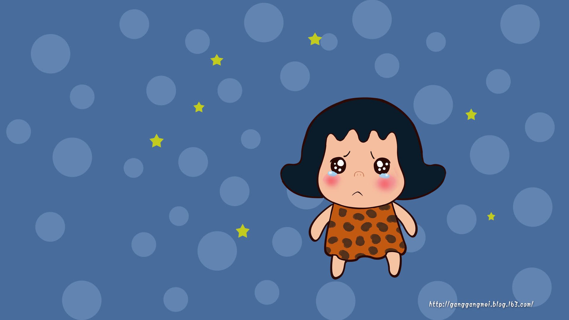 卡通,手绘,女孩,岗岗妹