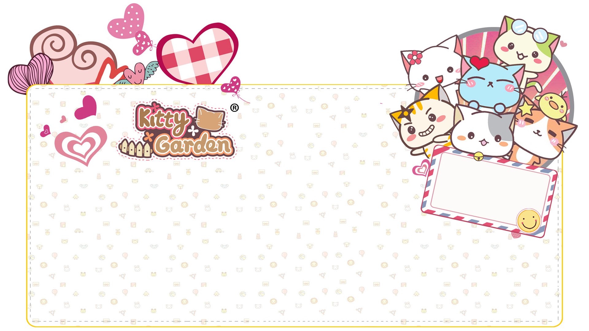 卡通,手绘,可爱,猫咪,KG猫咪乐园,Kitty,Garden,猫咪乐园