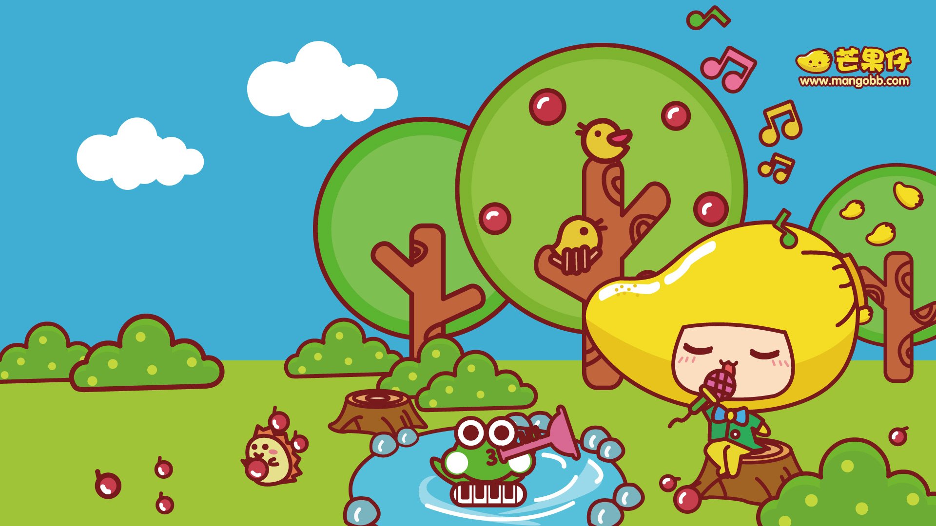 动漫,卡通,手绘,可爱,萌,芒果仔