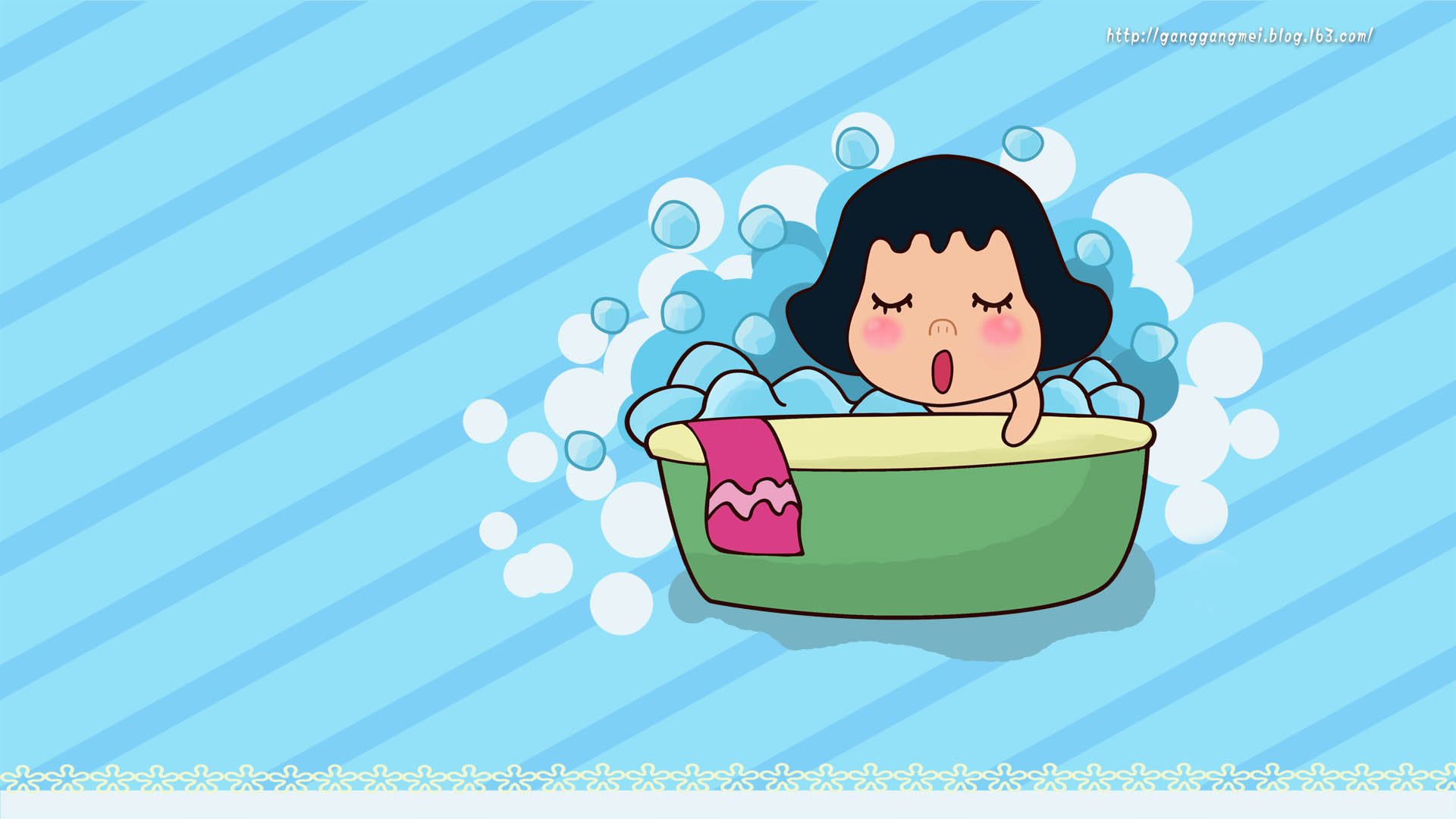 卡通,手绘,女孩,岗岗妹