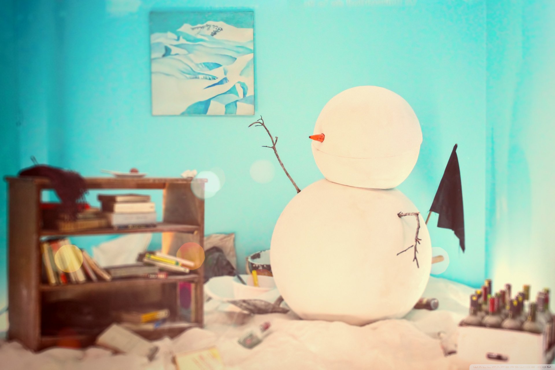 小清新,唯美,温馨,温暖,阳光,治愈系,安静,生活,慢生活,清新淡雅,温馨一刻,雪人