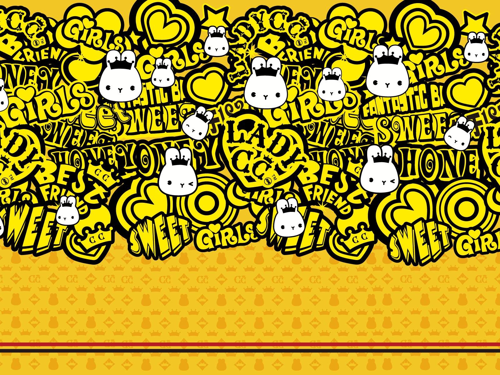 手绘,卡通,兔子,LADY,CC,公主茜茜