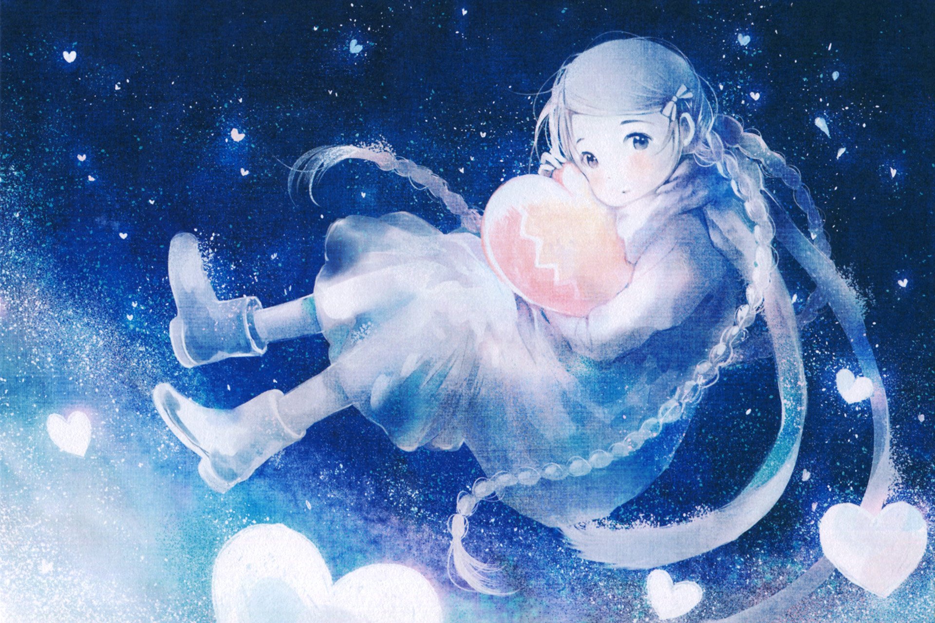 动漫,手绘,可爱,女孩