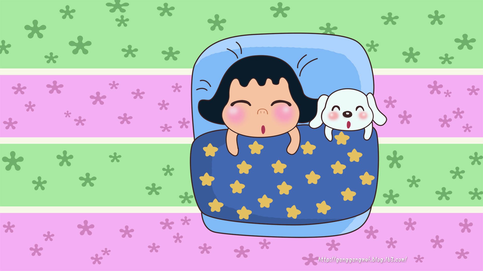 卡通,手绘,女孩,岗岗妹