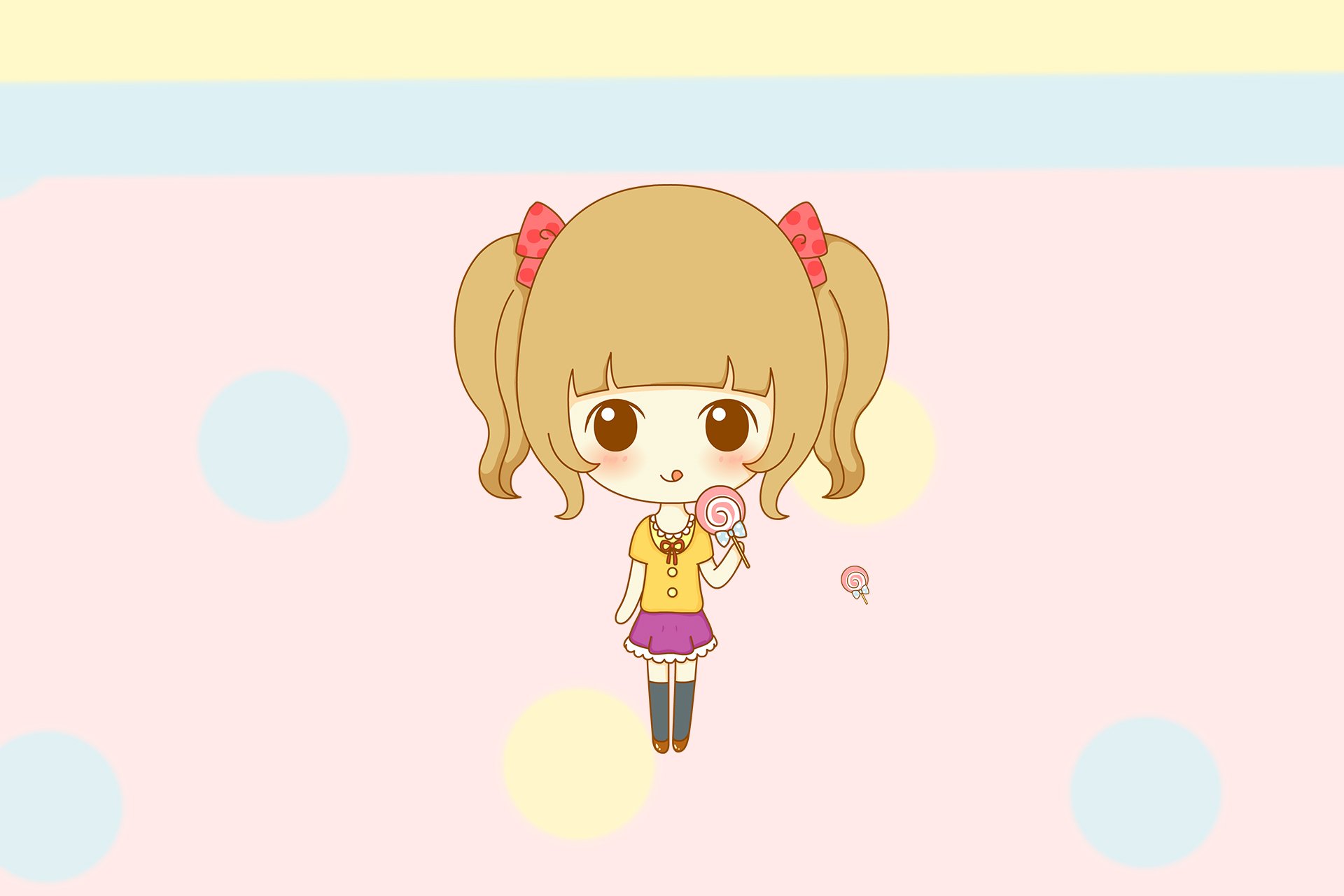 鬼鬼,鬼小妞,可爱,手绘,卡通,女孩,清新