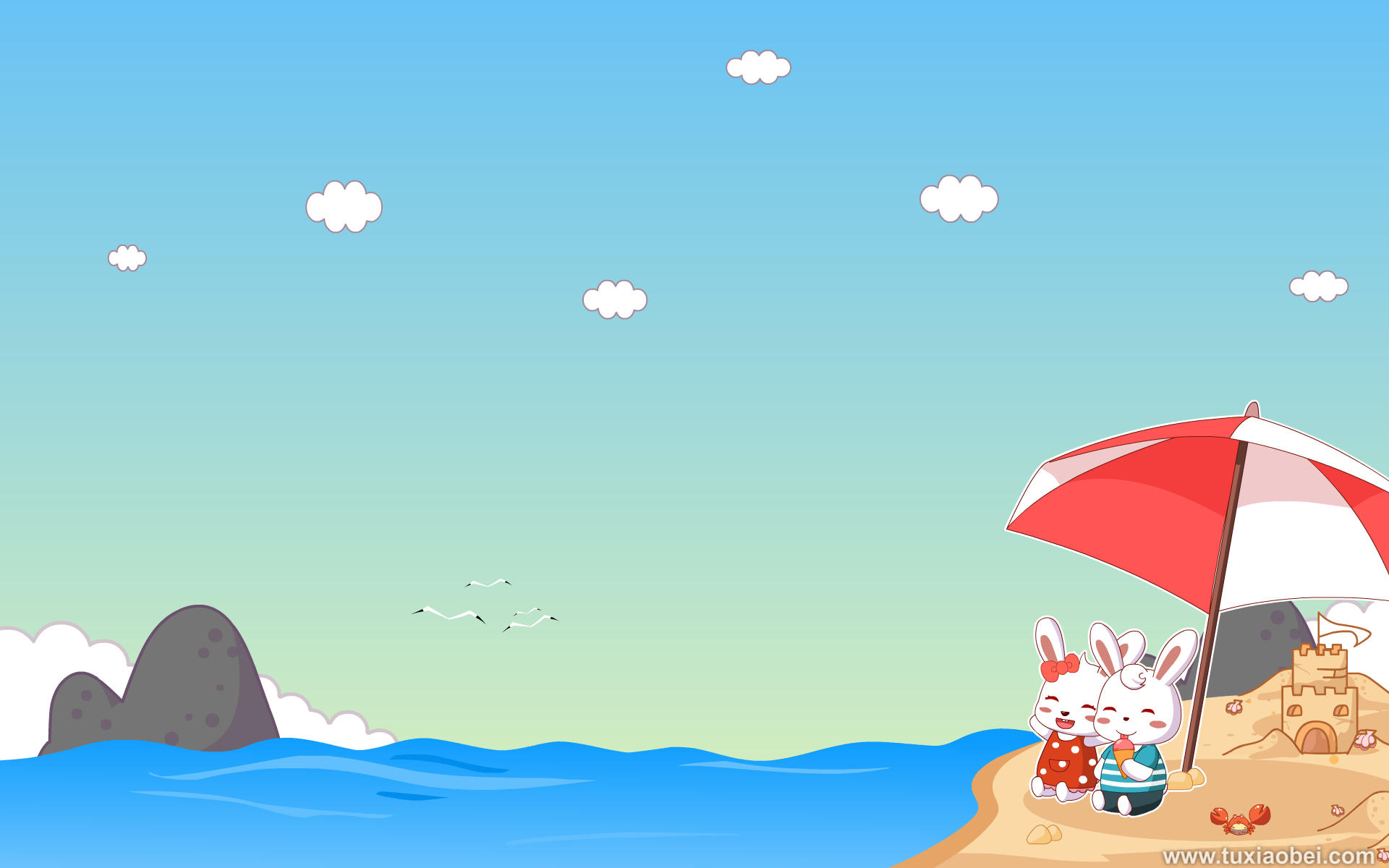 动漫,手绘,兔小贝