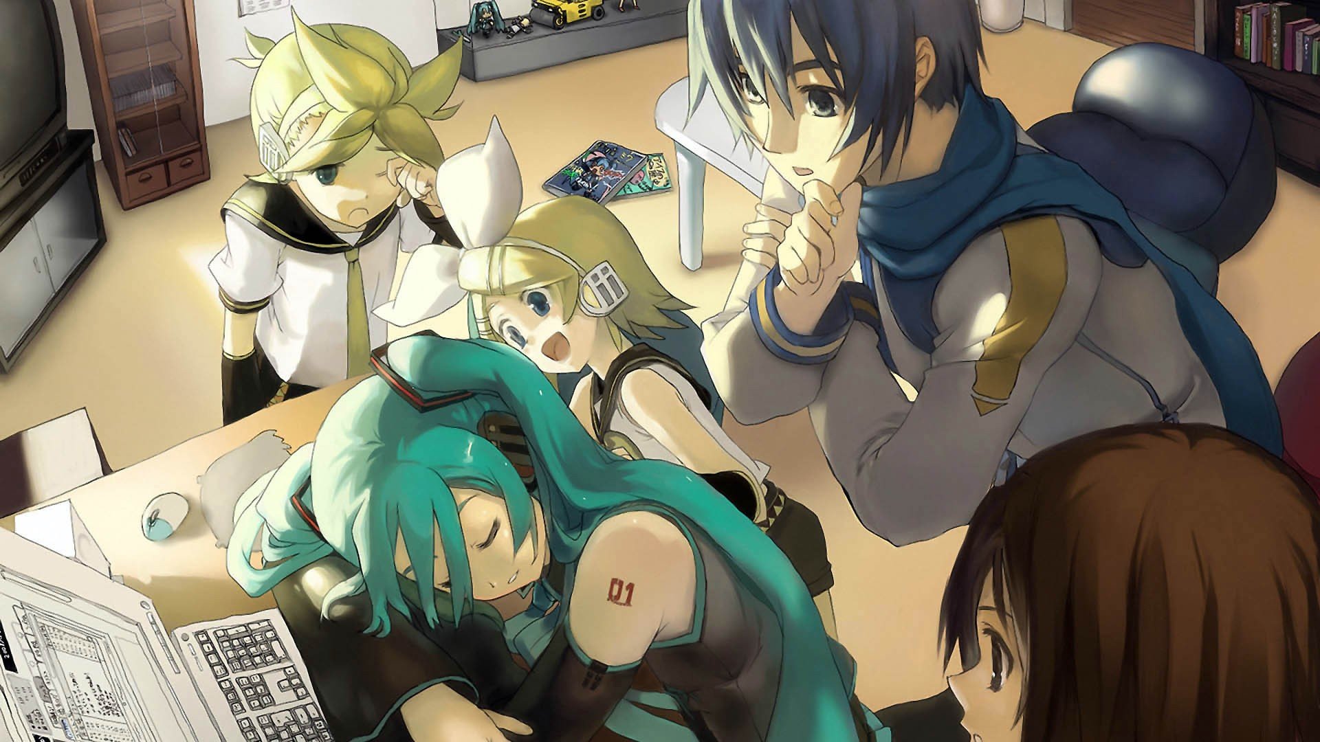 动漫,手绘,初音未来