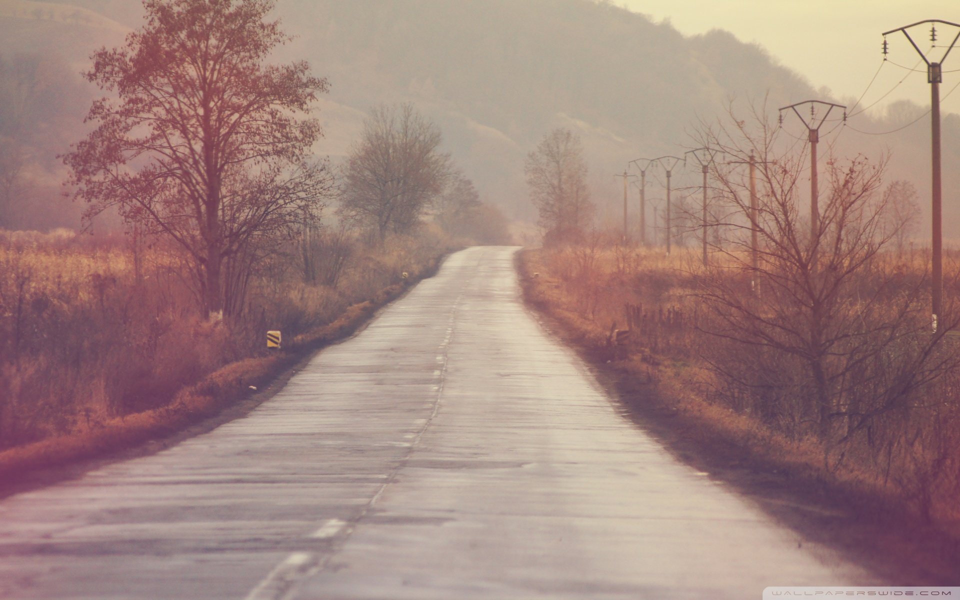 LOMO,回忆,风景,寂静,安静,落日余晖,路,远方