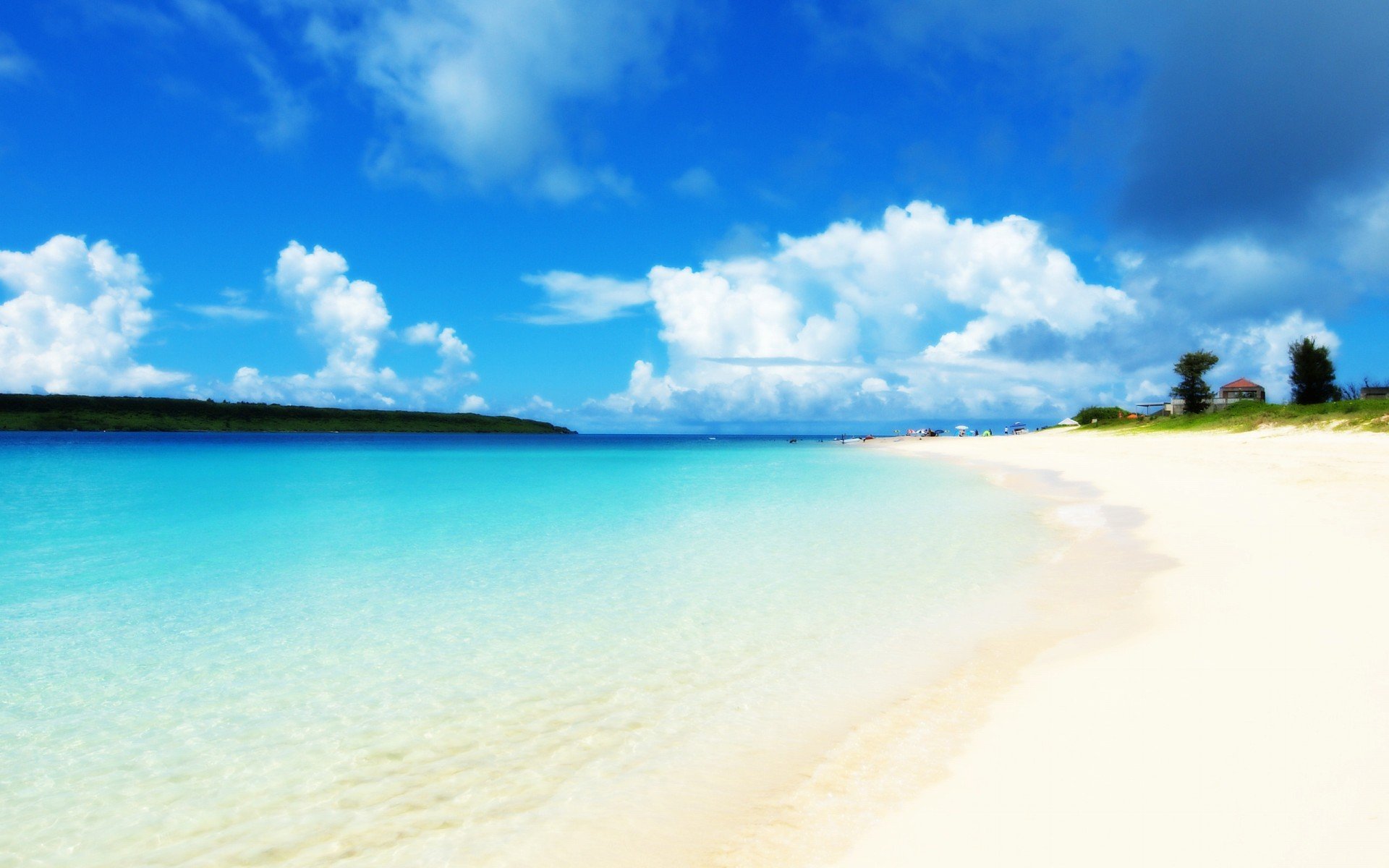 自然风光,绿色,清新,唯美,意境,炎炎夏日,旅游胜地,风景,海洋天堂,大海