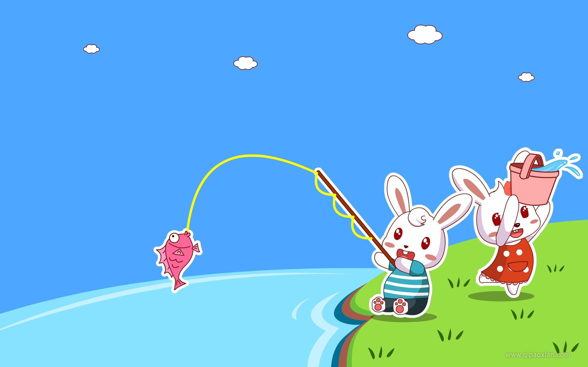 动漫,手绘,兔小贝