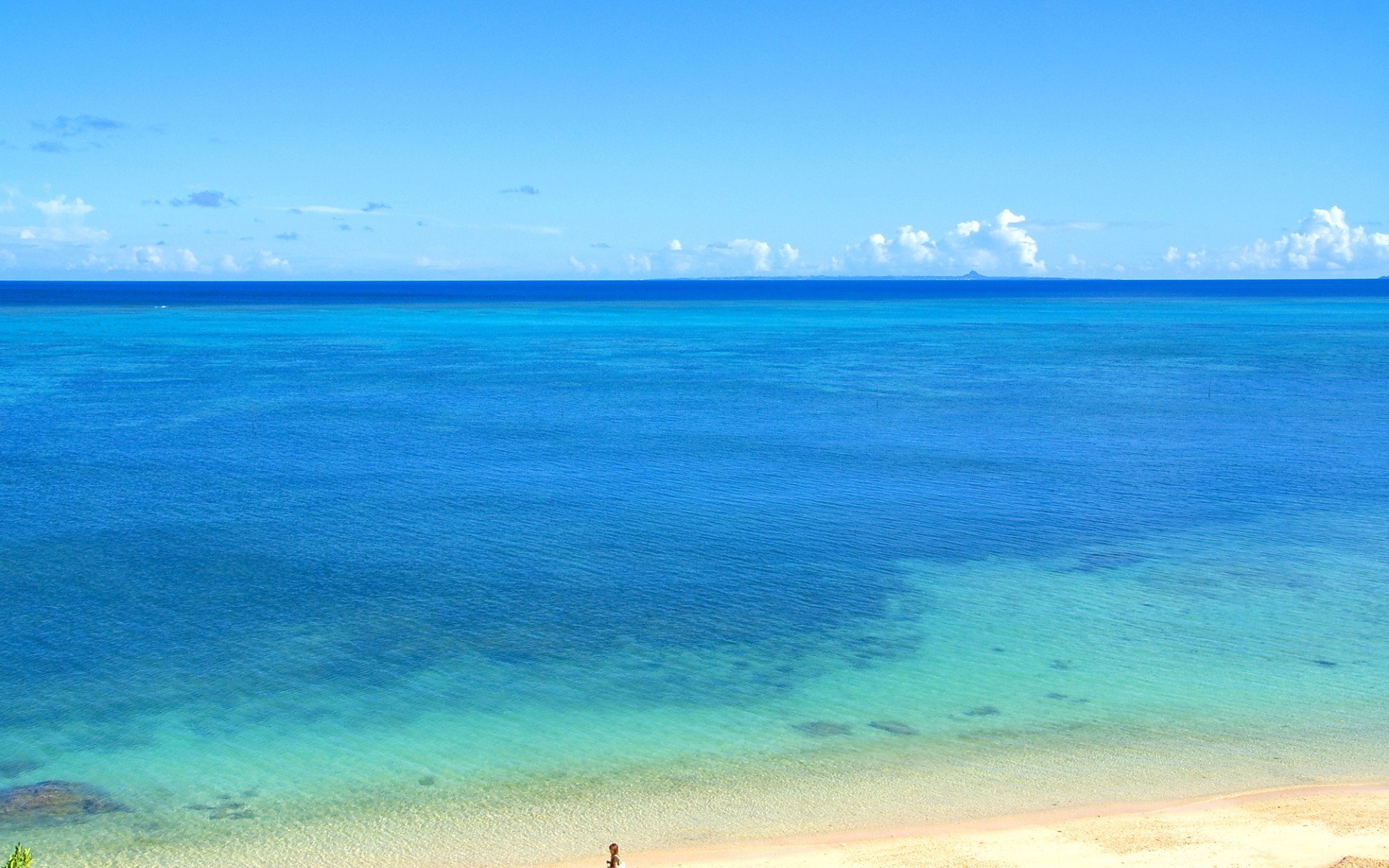 自然风光,绿色,清新,唯美,意境,炎炎夏日,旅游胜地,风景,海洋天堂,大海