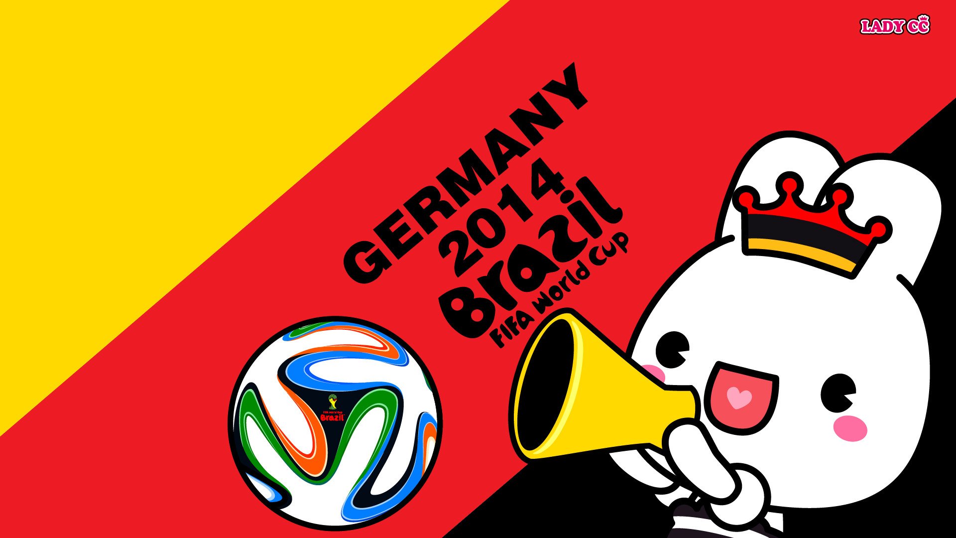 茜茜公主,世界杯,卡通,兔子,LADY,CC,LADYCC