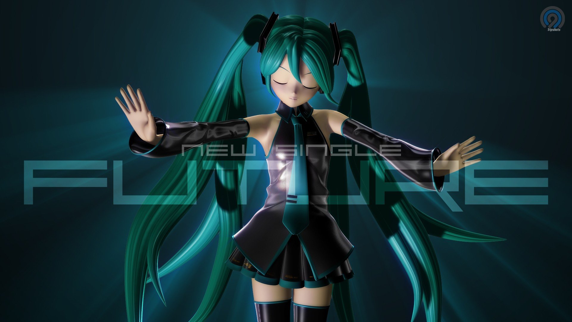 动漫,手绘,初音未来