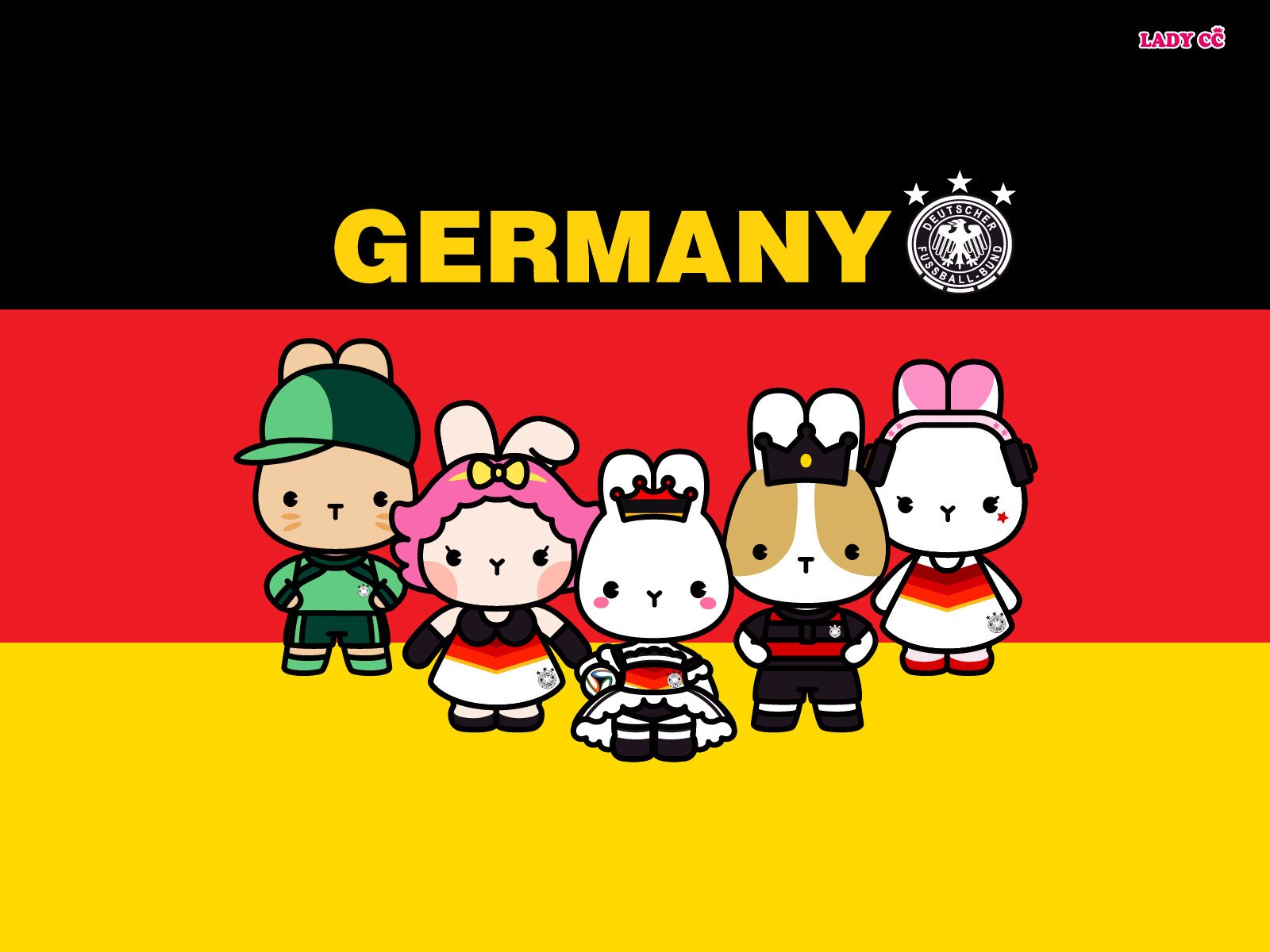 茜茜公主,世界杯,卡通,兔子,LADY,CC,LADYCC