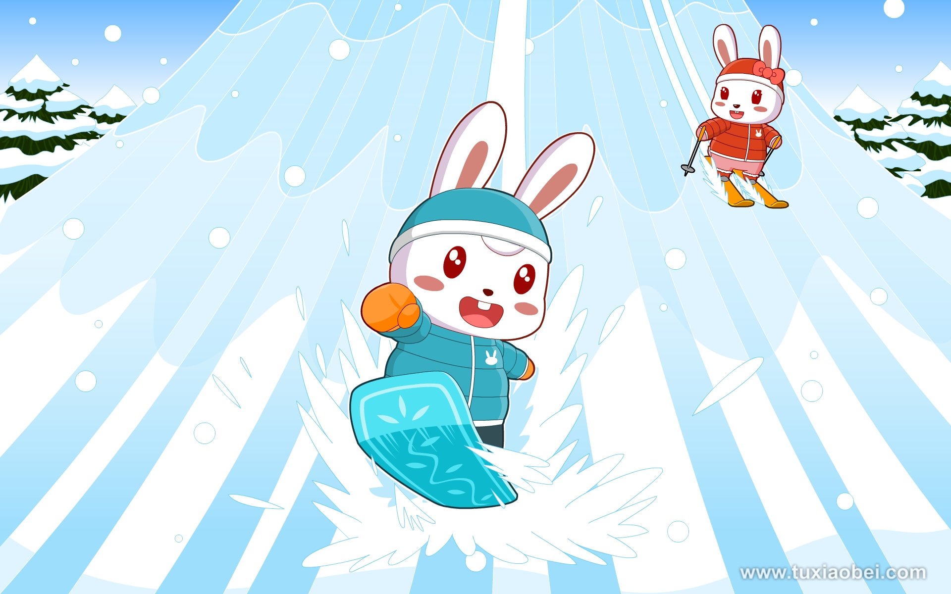 动漫,手绘,兔小贝