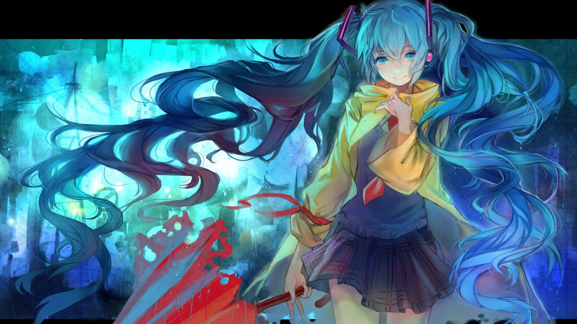 动漫,手绘,初音未来